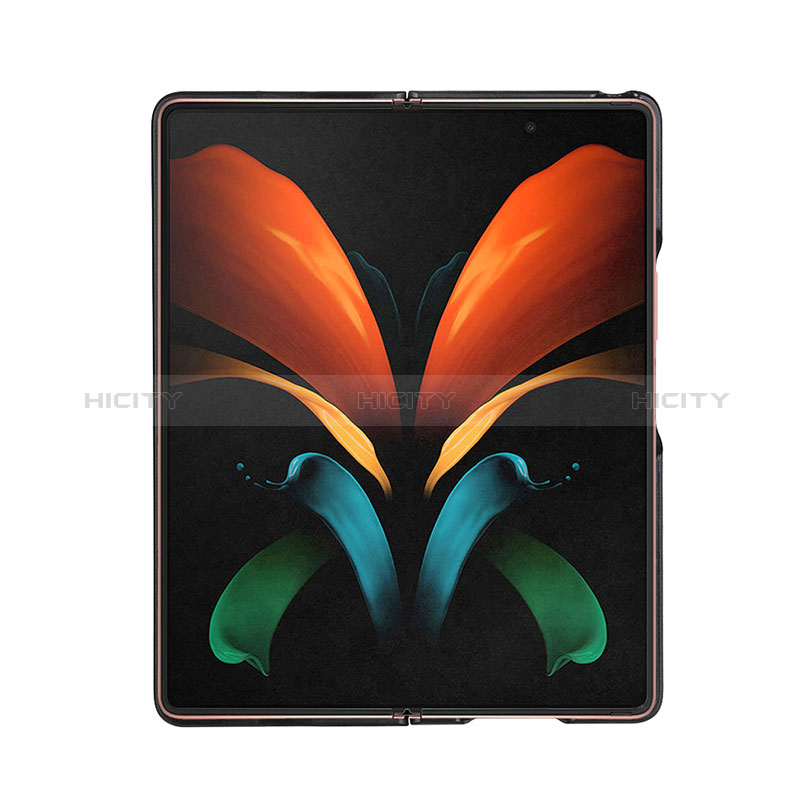 Funda Bumper Lujo Cuero y Plastico Mate Carcasa BH3 para Samsung Galaxy Z Fold2 5G