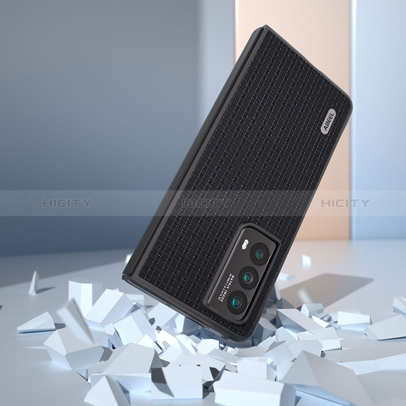 Funda Bumper Lujo Cuero y Plastico Mate Carcasa BH4 para Huawei Honor Magic Vs2 5G