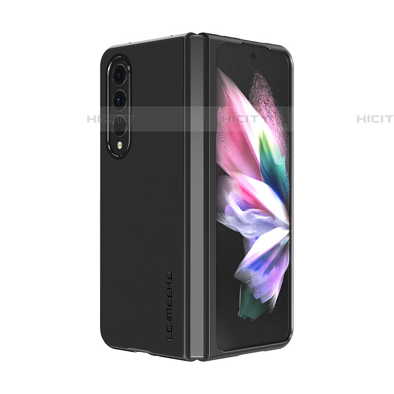 Funda Bumper Lujo Cuero y Plastico Mate Carcasa LC2 para Samsung Galaxy Z Fold4 5G