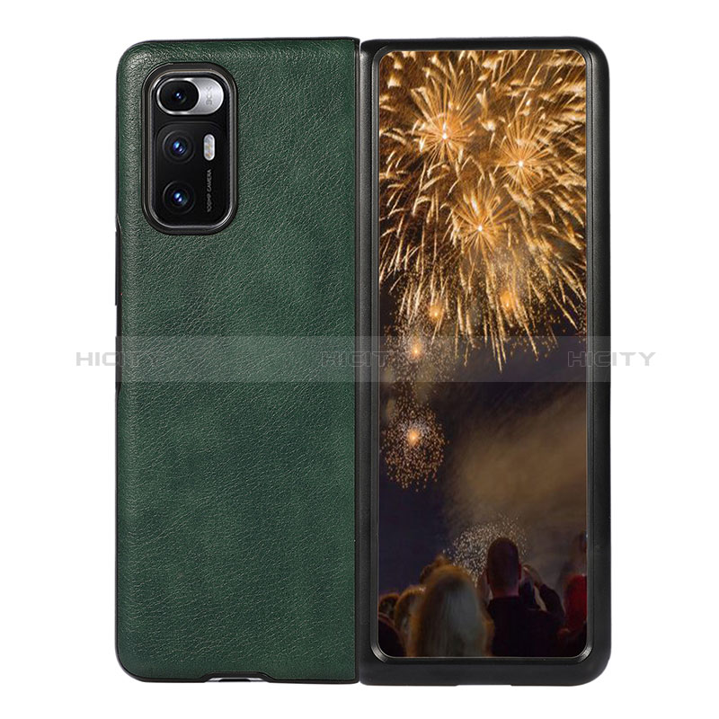 Funda Bumper Lujo Cuero y Plastico Mate Carcasa S03 para Xiaomi Mix Fold 5G