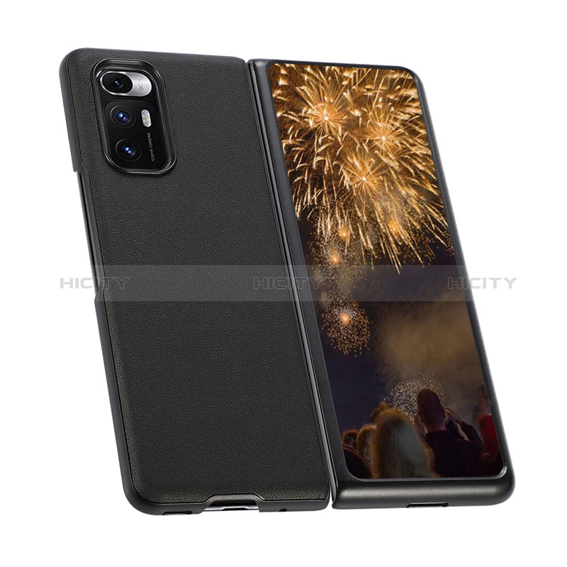 Funda Bumper Lujo Cuero y Plastico Mate Carcasa S04 para Xiaomi Mix Fold 5G