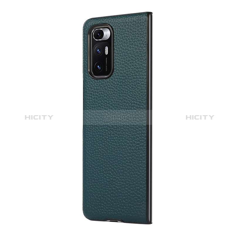 Funda Bumper Lujo Cuero y Plastico Mate Carcasa S08 para Xiaomi Mix Fold 5G