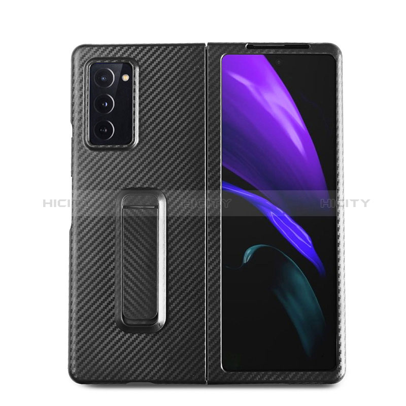 Funda Bumper Lujo Cuero y Plastico Mate Carcasa T01 para Samsung Galaxy Z Fold2 5G