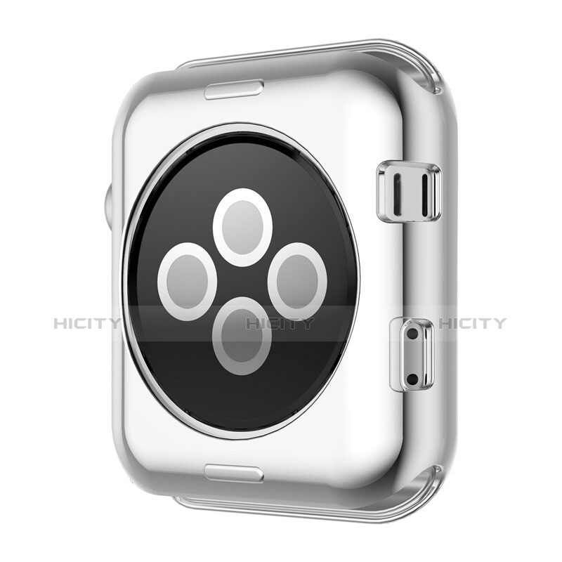 Funda Bumper Lujo Marco de Aluminio A01 para Apple iWatch 2 38mm Plata