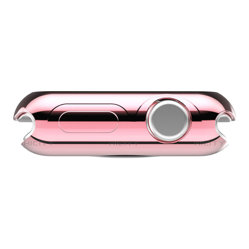 Funda Bumper Lujo Marco de Aluminio A01 para Apple iWatch 2 38mm Rosa