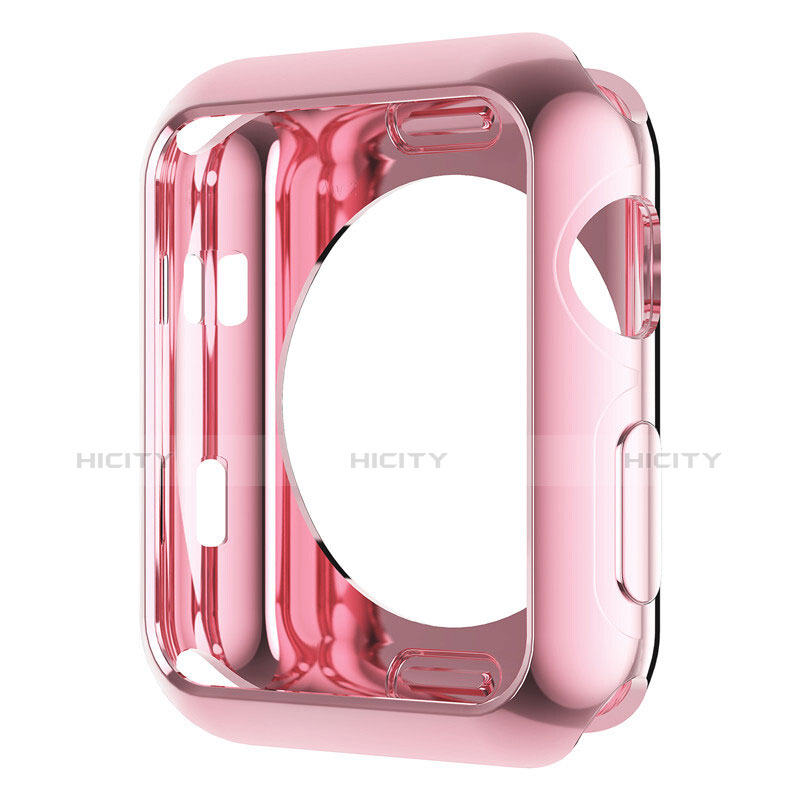 Funda Bumper Lujo Marco de Aluminio A01 para Apple iWatch 2 42mm Rosa