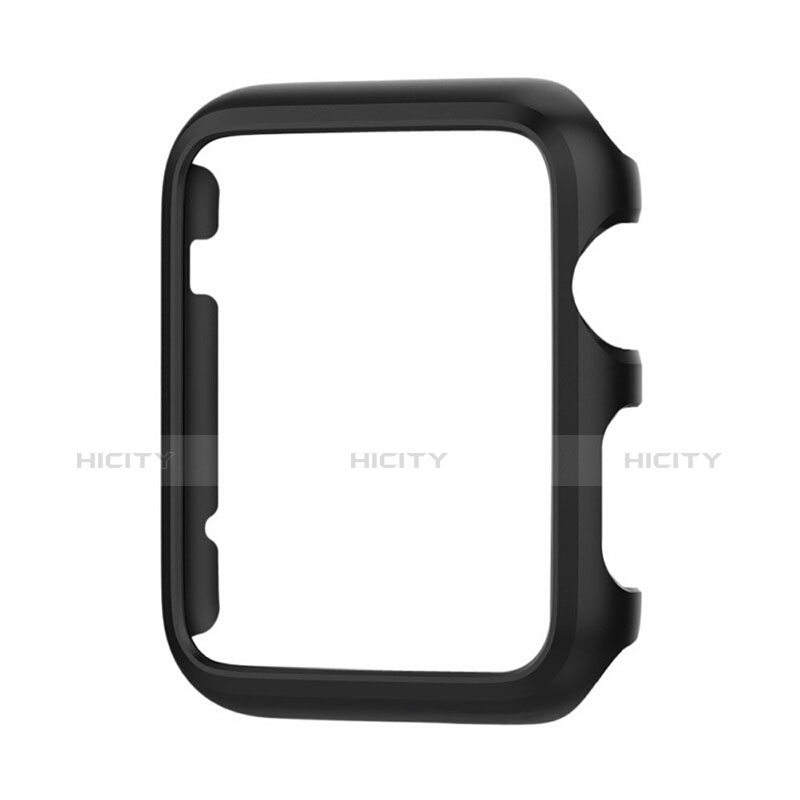 Funda Bumper Lujo Marco de Aluminio C01 para Apple iWatch 2 42mm Negro