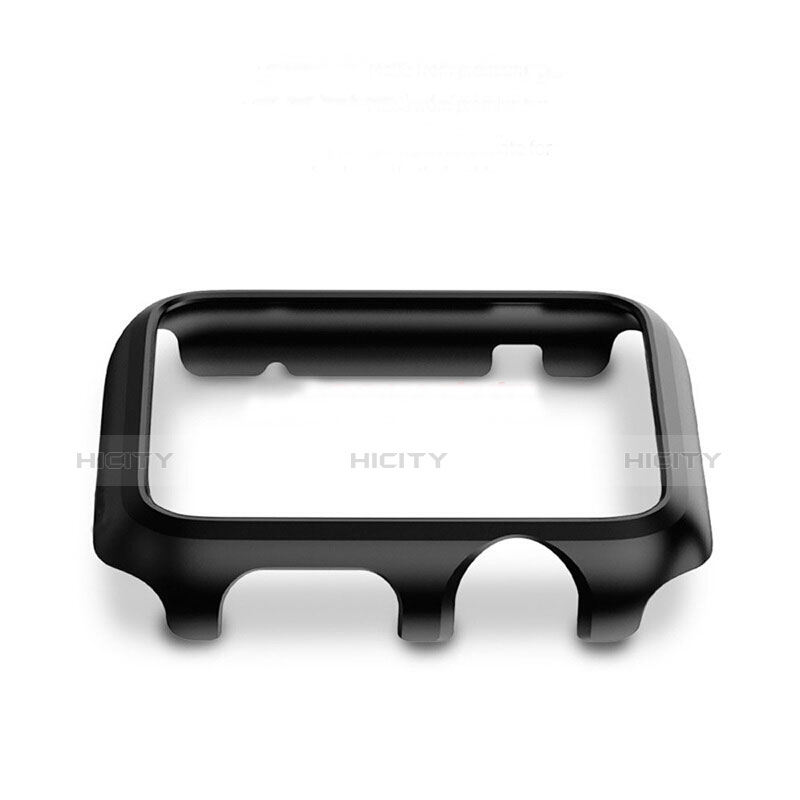 Funda Bumper Lujo Marco de Aluminio C01 para Apple iWatch 2 42mm Negro