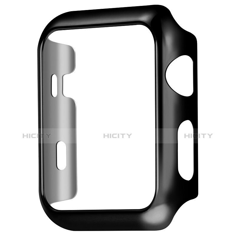 Funda Bumper Lujo Marco de Aluminio C03 para Apple iWatch 2 42mm Negro