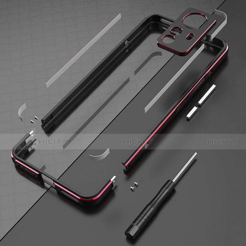 Funda Bumper Lujo Marco de Aluminio Carcasa A01 para Xiaomi Mi 12 5G