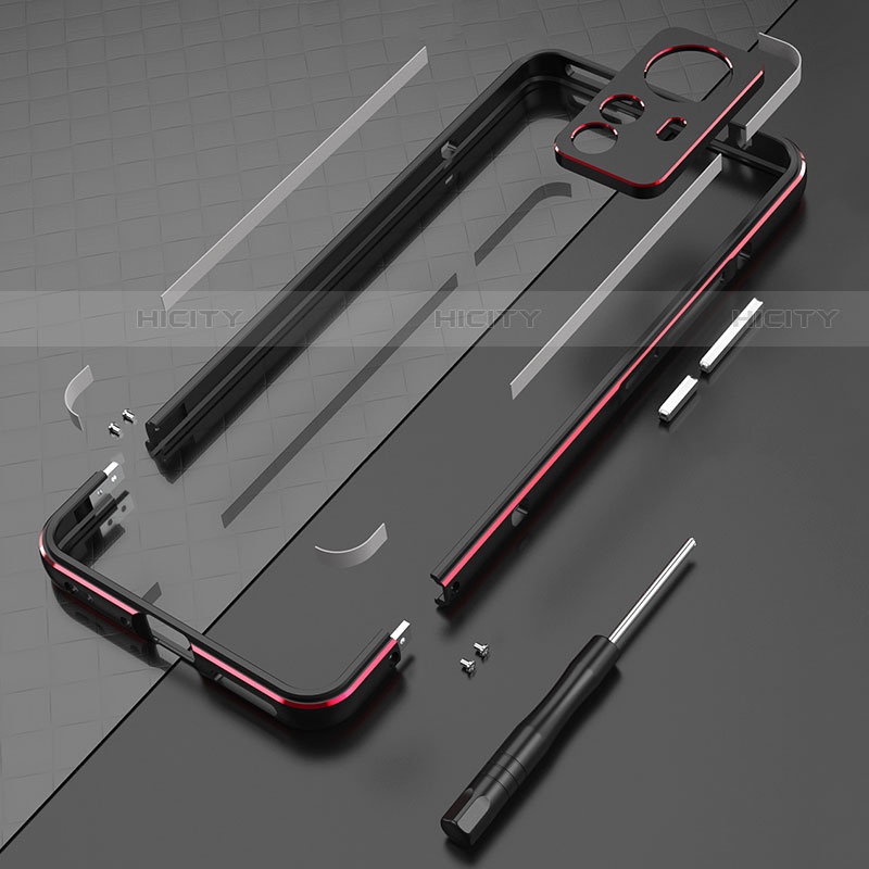 Funda Bumper Lujo Marco de Aluminio Carcasa A01 para Xiaomi Mi 12 Pro 5G