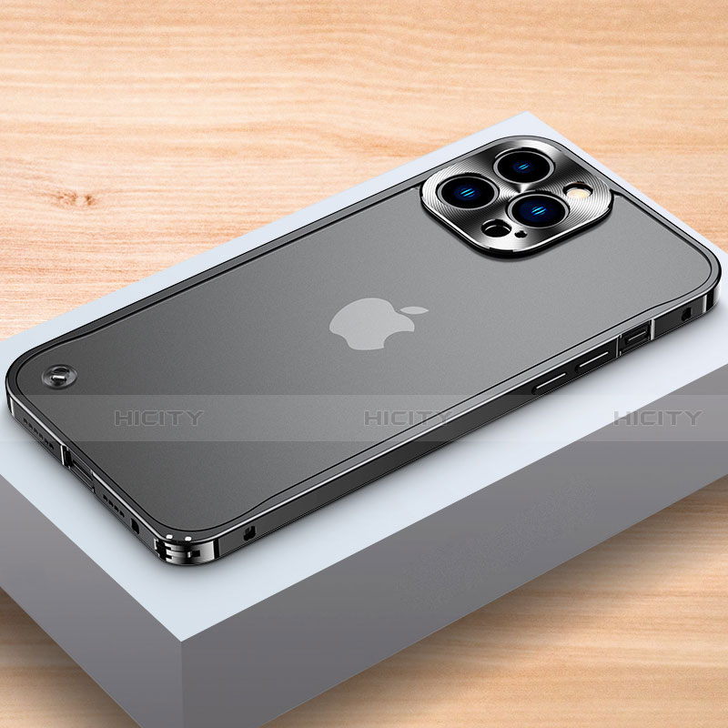 Funda Bumper Lujo Marco de Aluminio Carcasa A04 para Apple iPhone 13 Pro Max