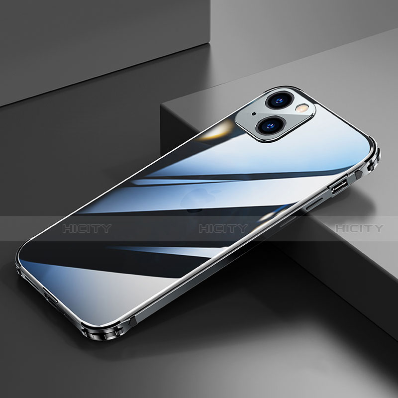 Funda Bumper Lujo Marco de Aluminio Carcasa A06 para Apple iPhone 14