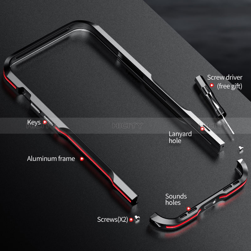Funda Bumper Lujo Marco de Aluminio Carcasa LF2 para Apple iPhone 14