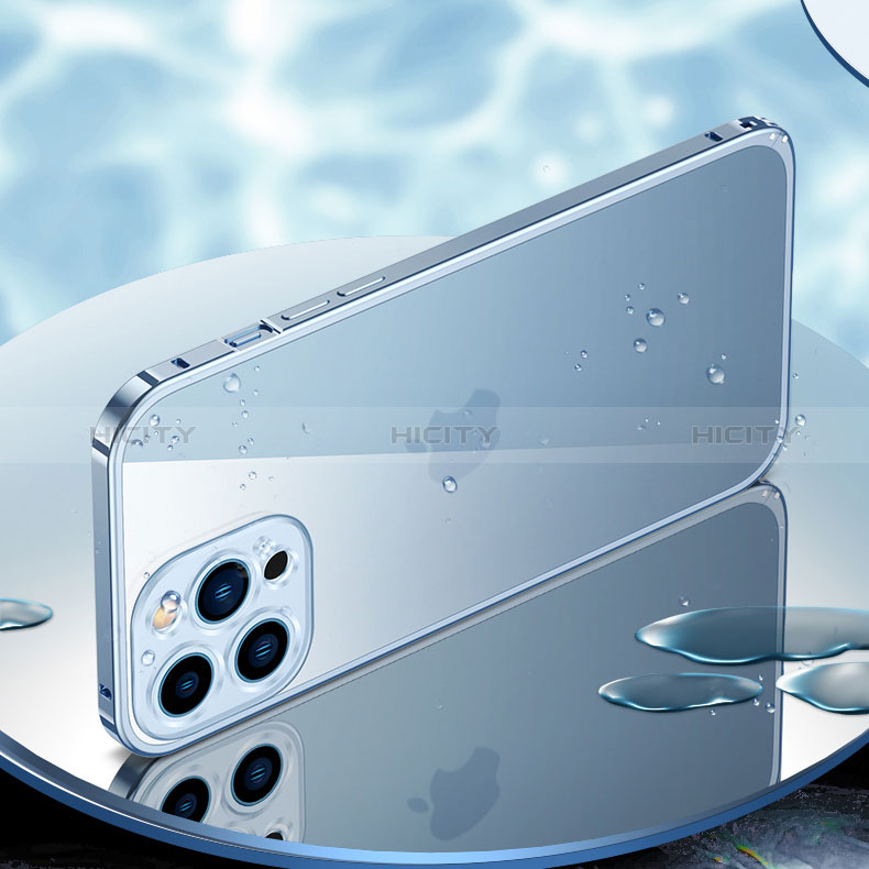 Funda Bumper Lujo Marco de Aluminio Carcasa LK1 para Apple iPhone 13 Pro