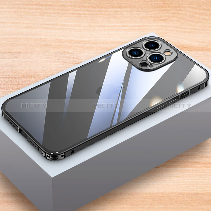 Funda Bumper Lujo Marco de Aluminio Carcasa LK1 para Apple iPhone 13 Pro Max