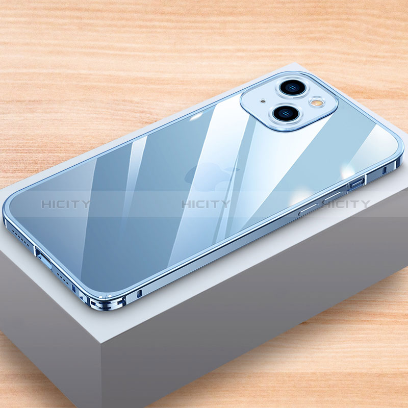 Funda Bumper Lujo Marco de Aluminio Carcasa LK1 para Apple iPhone 14 Plus