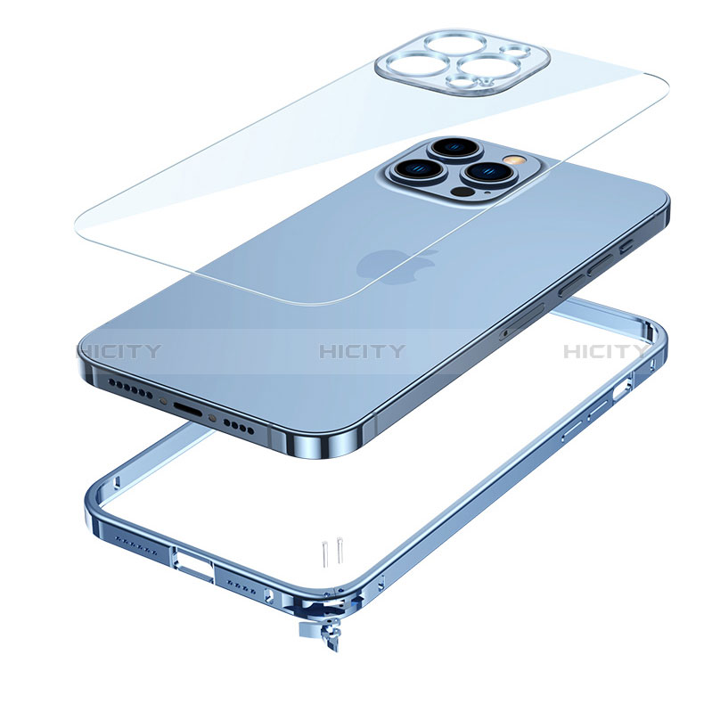 Funda Bumper Lujo Marco de Aluminio Carcasa LK1 para Apple iPhone 15