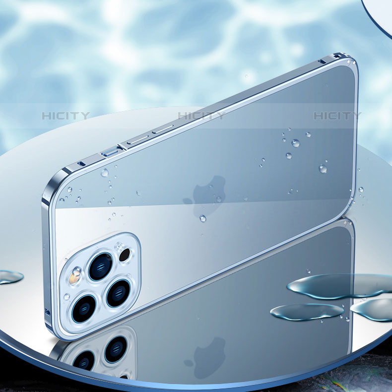 Funda Bumper Lujo Marco de Aluminio Carcasa LK1 para Apple iPhone 15 Pro Max