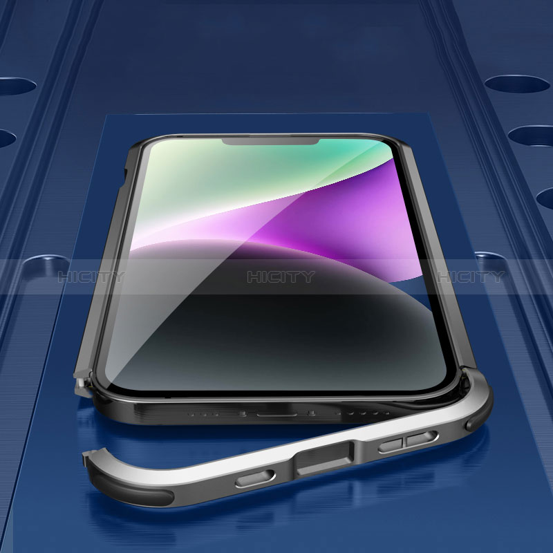 Funda Bumper Lujo Marco de Aluminio Carcasa LK2 para Apple iPhone 13 Pro Max