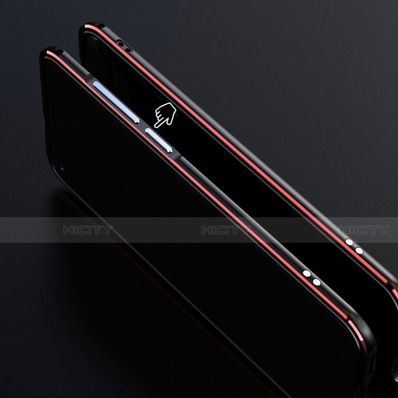 Funda Bumper Lujo Marco de Aluminio Carcasa M01 para Huawei P20