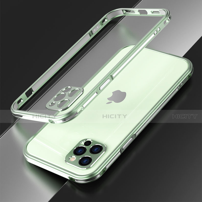 Funda Bumper Lujo Marco de Aluminio Carcasa N01 para Apple iPhone 12 Pro