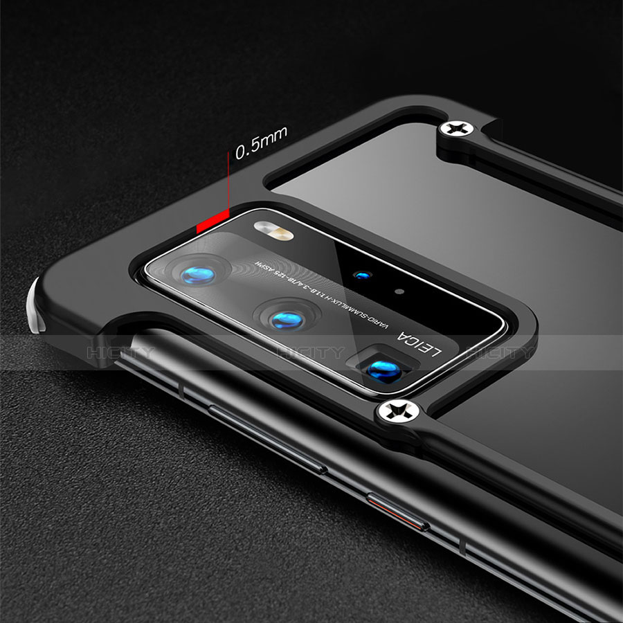 Funda Bumper Lujo Marco de Aluminio Carcasa N01 para Huawei P40 Pro