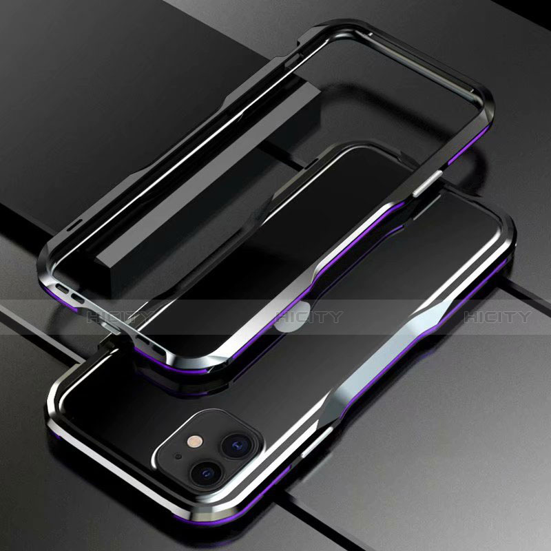 Funda Bumper Lujo Marco de Aluminio Carcasa para Apple iPhone 11 Multicolor