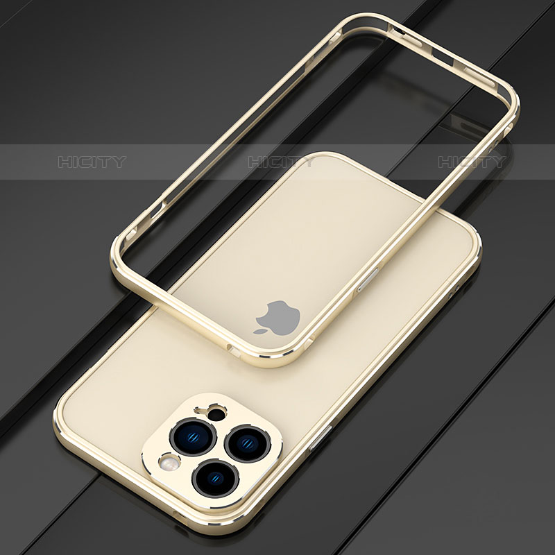 Funda Bumper Lujo Marco de Aluminio Carcasa para Apple iPhone 15 Pro