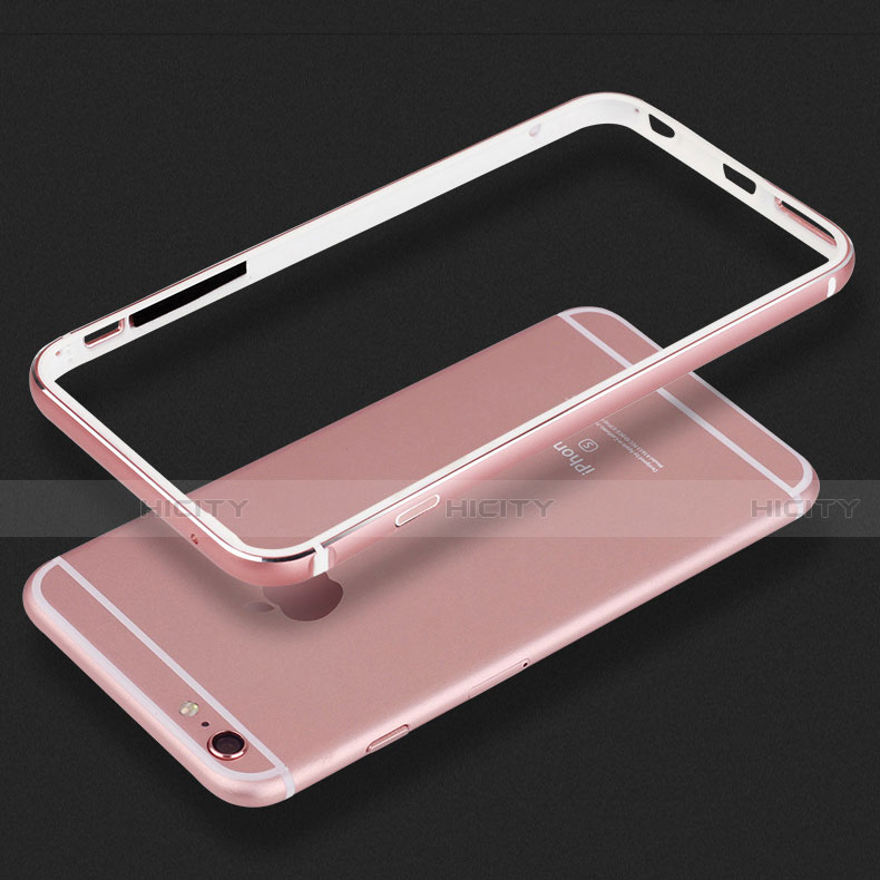 Funda Bumper Lujo Marco de Aluminio Carcasa para Apple iPhone 6S