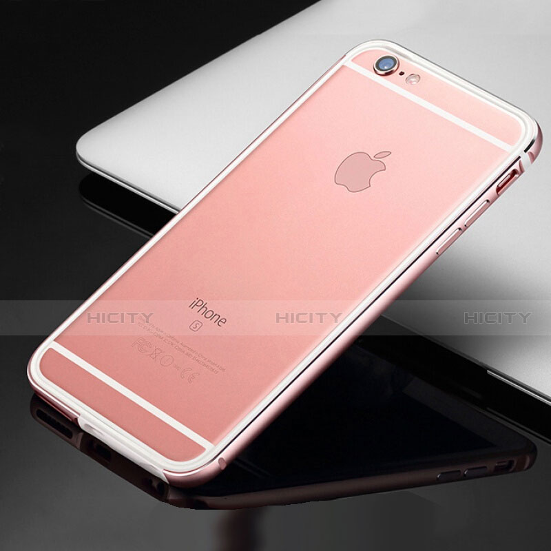 Funda Bumper Lujo Marco de Aluminio Carcasa para Apple iPhone 6S