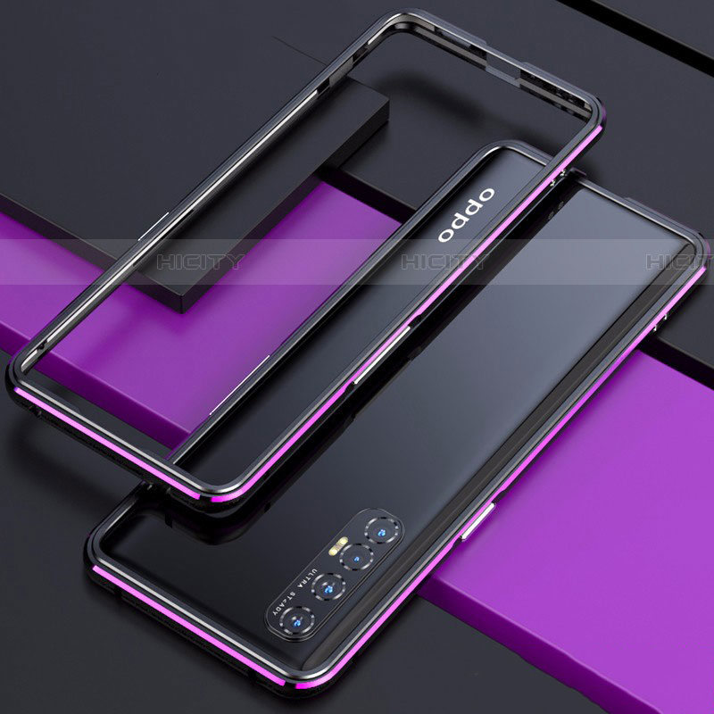 Funda Bumper Lujo Marco de Aluminio Carcasa para Oppo Reno3 Pro