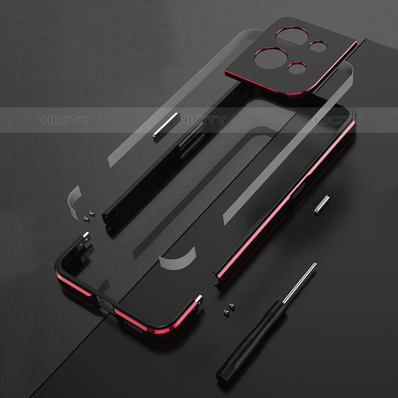 Funda Bumper Lujo Marco de Aluminio Carcasa para Oppo Reno8 5G