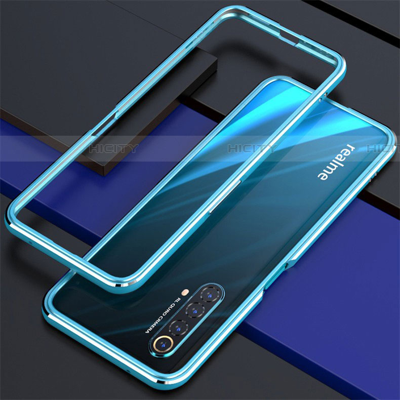 Funda Bumper Lujo Marco de Aluminio Carcasa para Realme X50m 5G