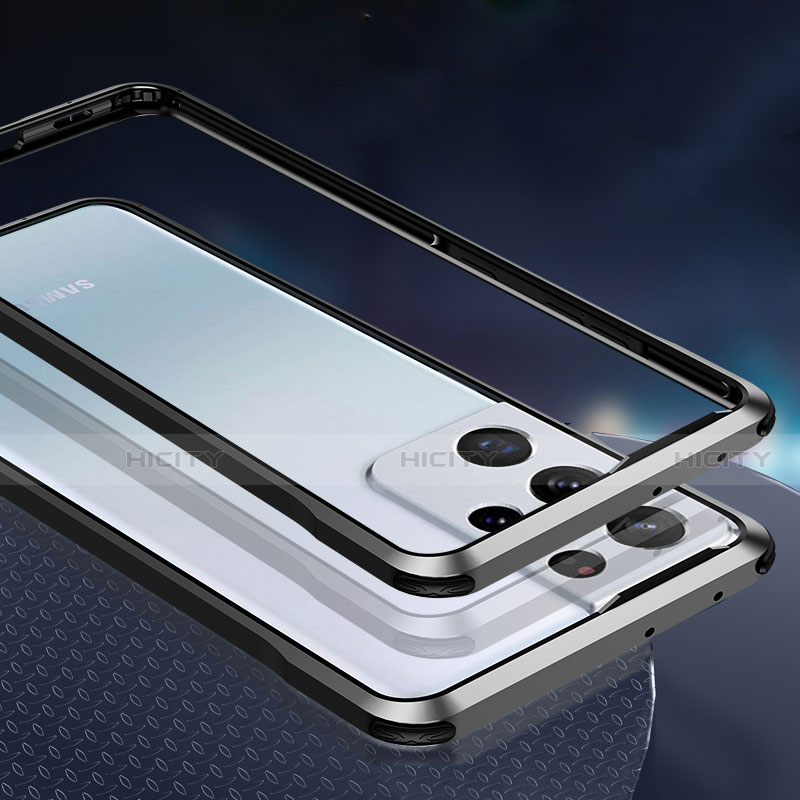 Funda Bumper Lujo Marco de Aluminio Carcasa para Samsung Galaxy S21 Ultra 5G