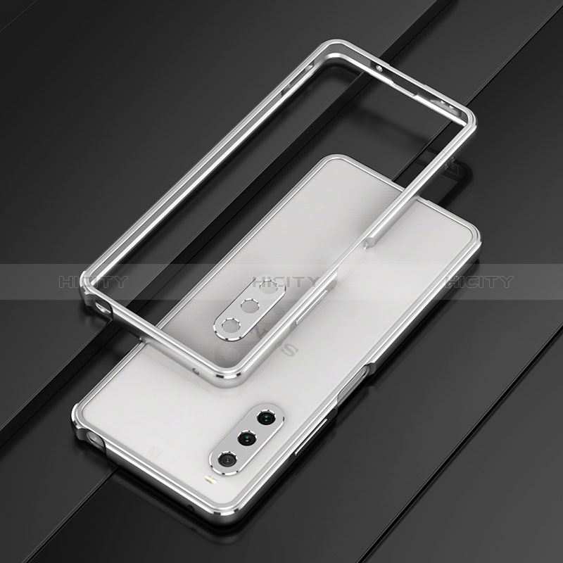 Funda Bumper Lujo Marco de Aluminio Carcasa para Sony Xperia 10 V