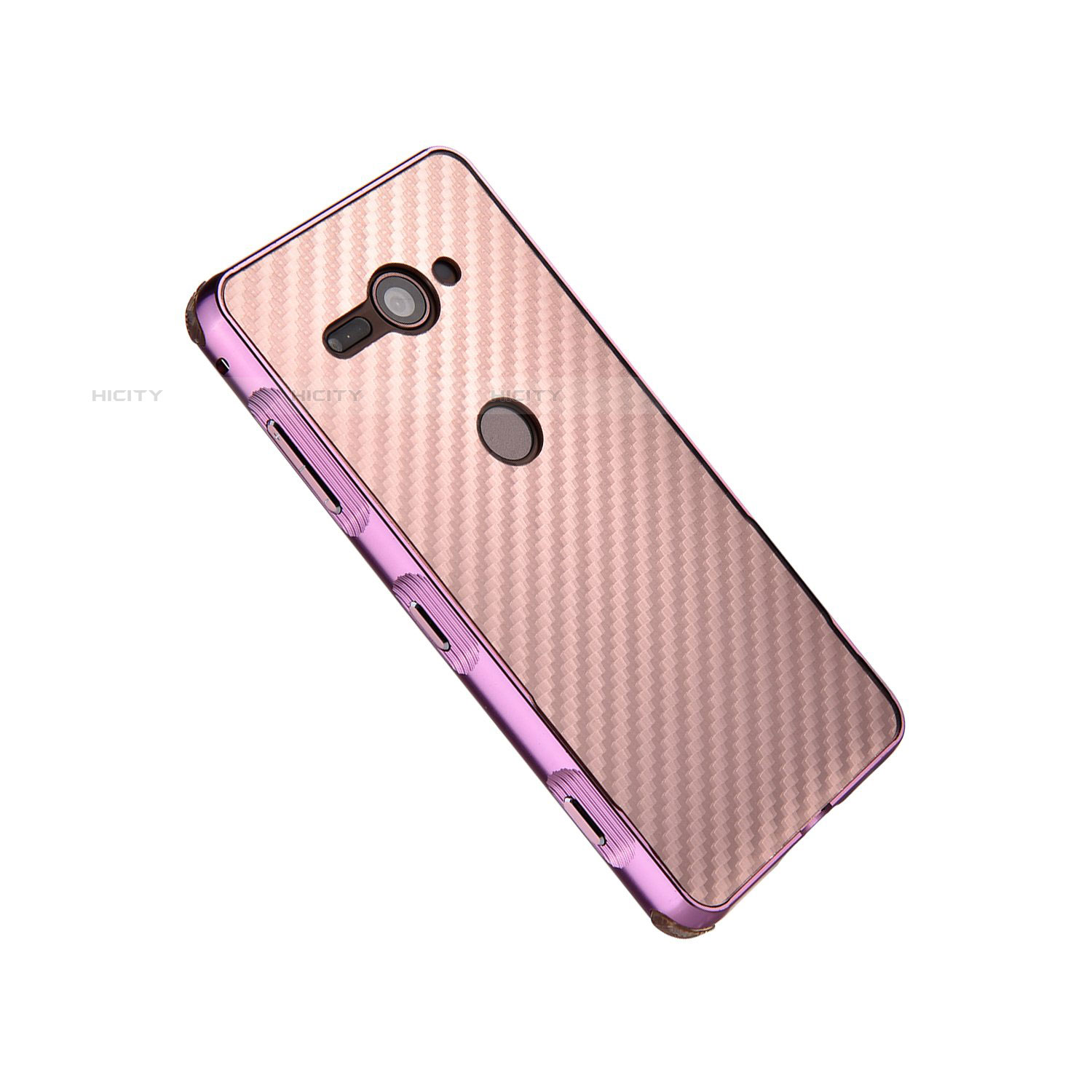 Funda Bumper Lujo Marco de Aluminio Carcasa para Sony Xperia XZ2 Compact