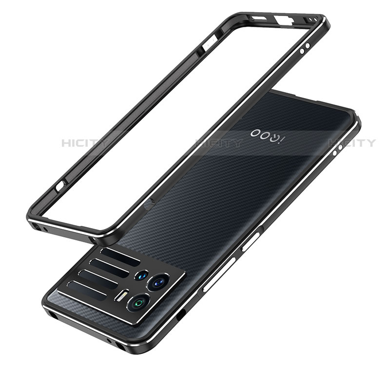 Funda Bumper Lujo Marco de Aluminio Carcasa para Vivo iQOO 9 5G