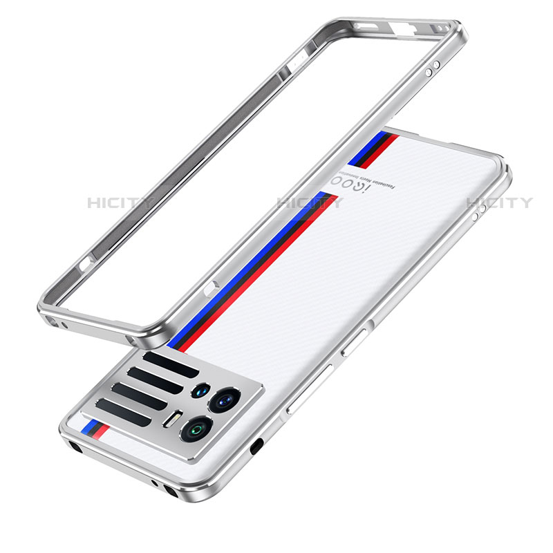 Funda Bumper Lujo Marco de Aluminio Carcasa para Vivo iQOO 9 Pro 5G