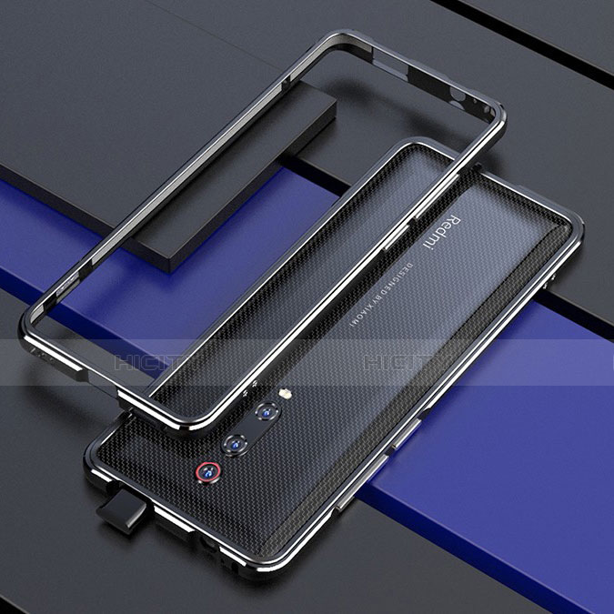 Funda Bumper Lujo Marco de Aluminio Carcasa para Xiaomi Mi 9T Pro Negro