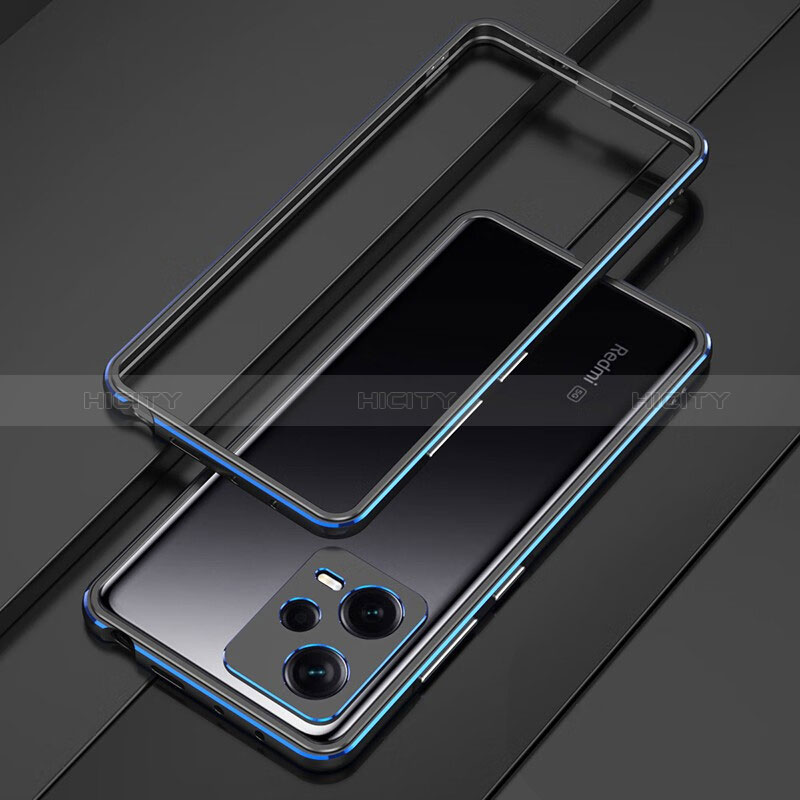 Funda Bumper Lujo Marco de Aluminio Carcasa S01 para Xiaomi Redmi Note 12 5G