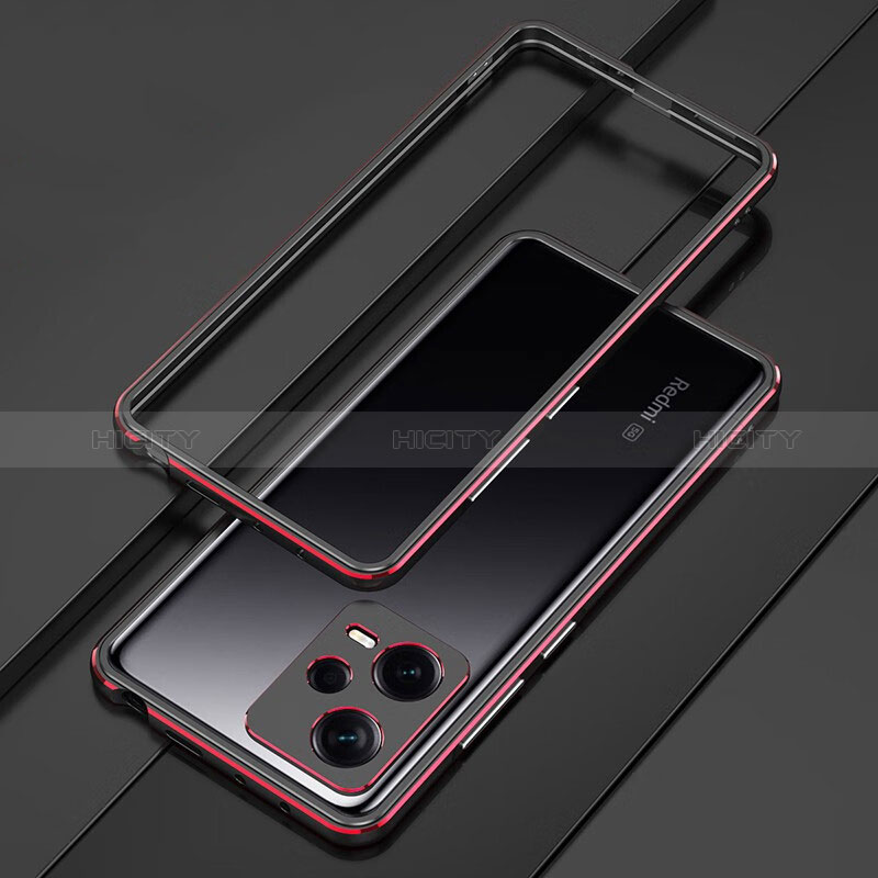 Funda Bumper Lujo Marco de Aluminio Carcasa S01 para Xiaomi Redmi Note 12 5G