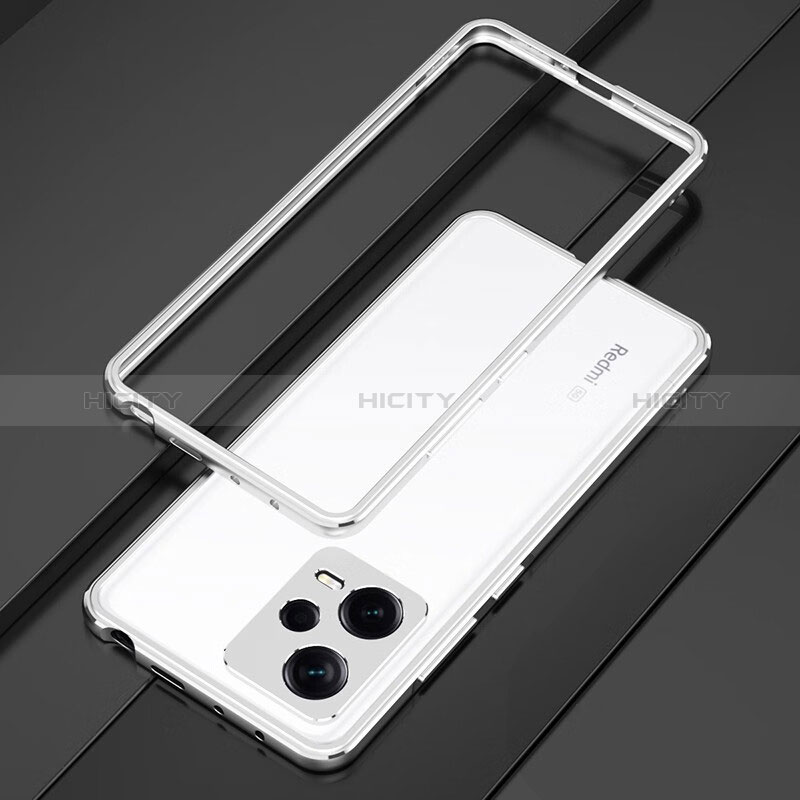 Funda Bumper Lujo Marco de Aluminio Carcasa S01 para Xiaomi Redmi Note 12 Pro 5G