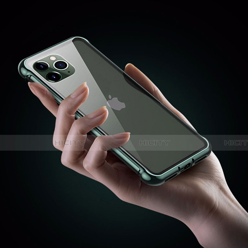 Funda Bumper Lujo Marco de Aluminio Carcasa T01 para Apple iPhone 11 Pro
