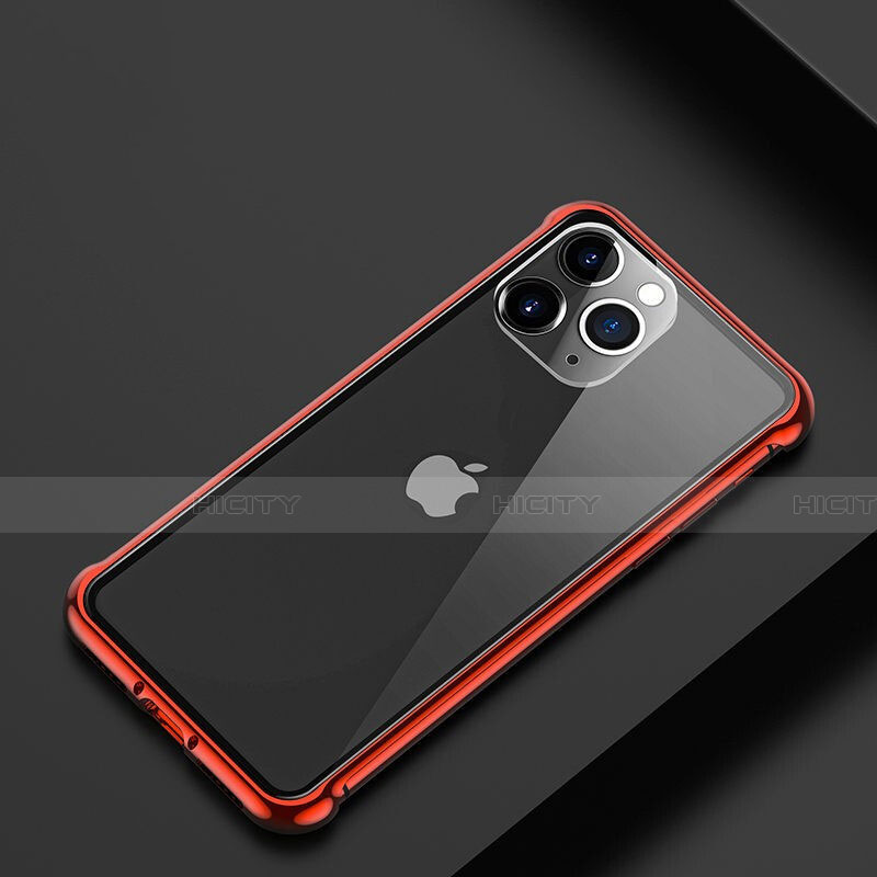 Funda Bumper Lujo Marco de Aluminio Carcasa T01 para Apple iPhone 11 Pro Max