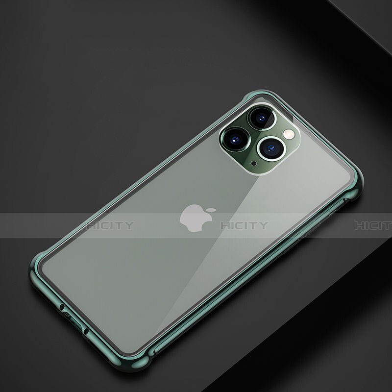 Funda Bumper Lujo Marco de Aluminio Carcasa T01 para Apple iPhone 11 Pro Max