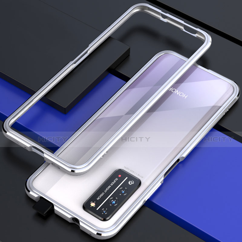 Funda Bumper Lujo Marco de Aluminio Carcasa T01 para Huawei Honor X10 5G