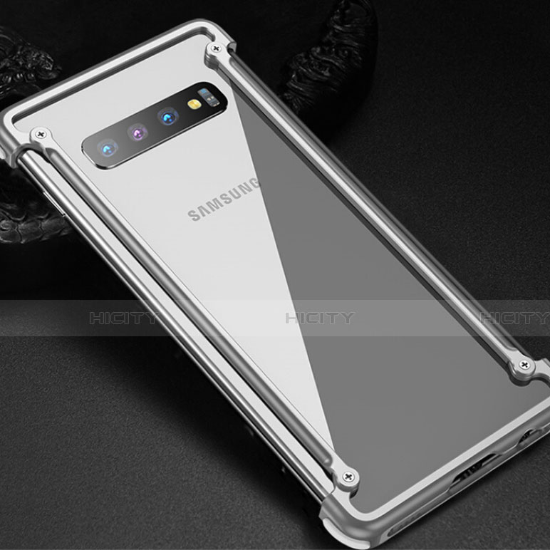 Funda Bumper Lujo Marco de Aluminio Carcasa T01 para Samsung Galaxy S10 5G