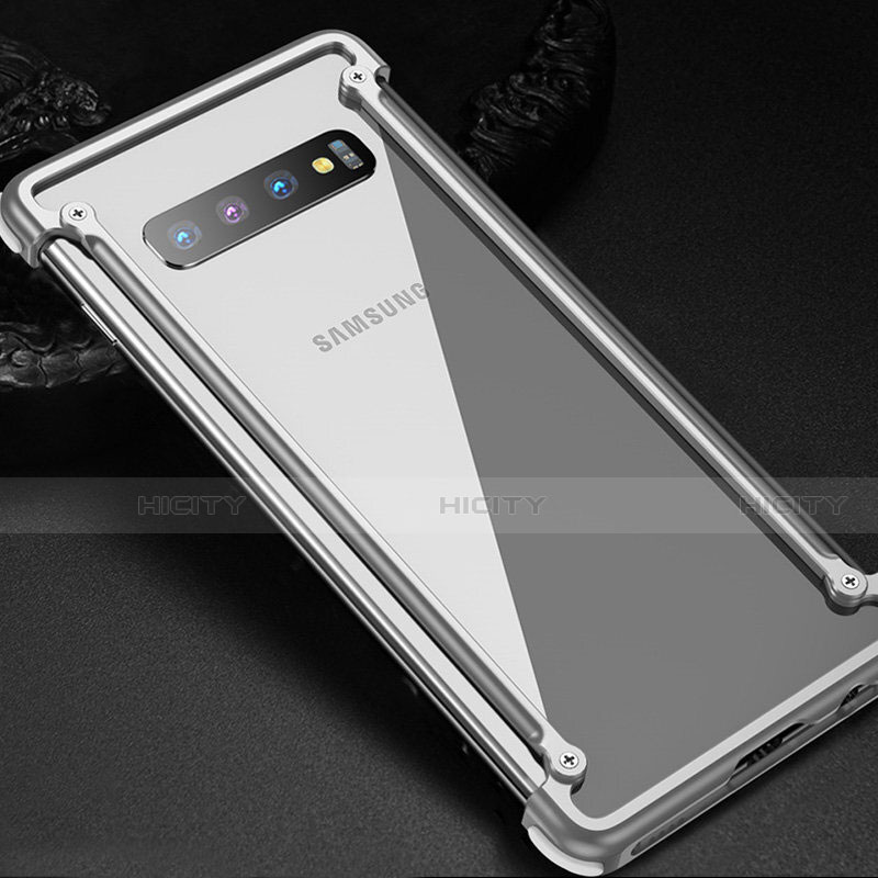Funda Bumper Lujo Marco de Aluminio Carcasa T01 para Samsung Galaxy S10 Plus