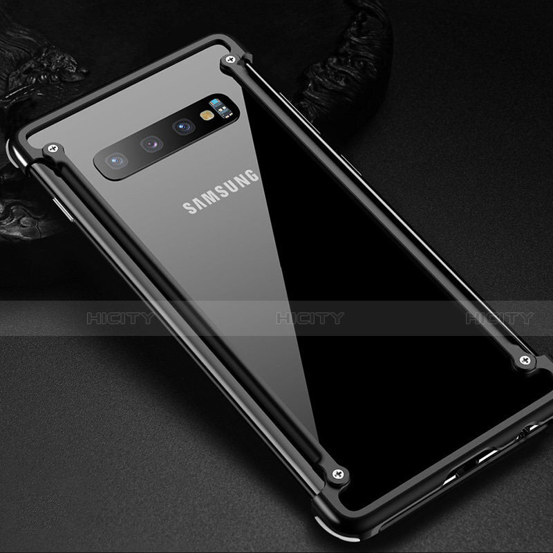 Funda Bumper Lujo Marco de Aluminio Carcasa T01 para Samsung Galaxy S10 Plus